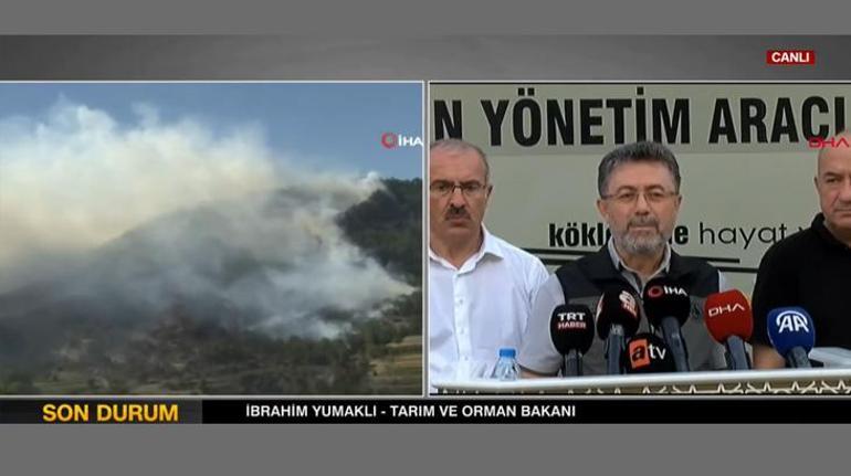 Çanakkale’deki orman yangını büyüyor 57. Alay Şehitliği ile Conkbayırı ziyarete kapatıldı