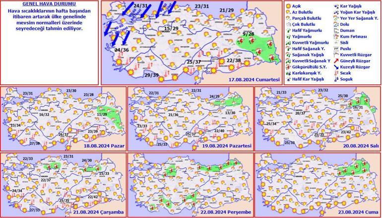 Son dakika... Meteoroloji yeni hafta için uyardı Sıcak hava dalgası yeniden geliyor