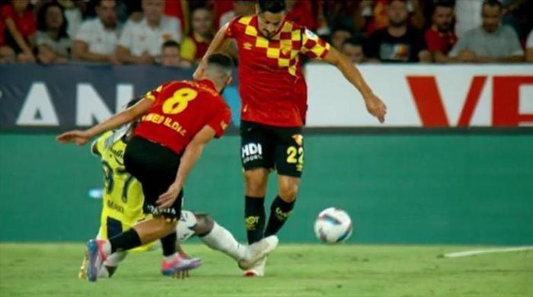 Göztepe-Fenerbahçe maçına tartışma yaratan kararlar Saint Maximinin hareketi kırmızı kart mı