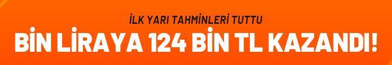 2 maçın ilk yarılarına oynadı, 145 orandan 124 bin bin TL kazandı