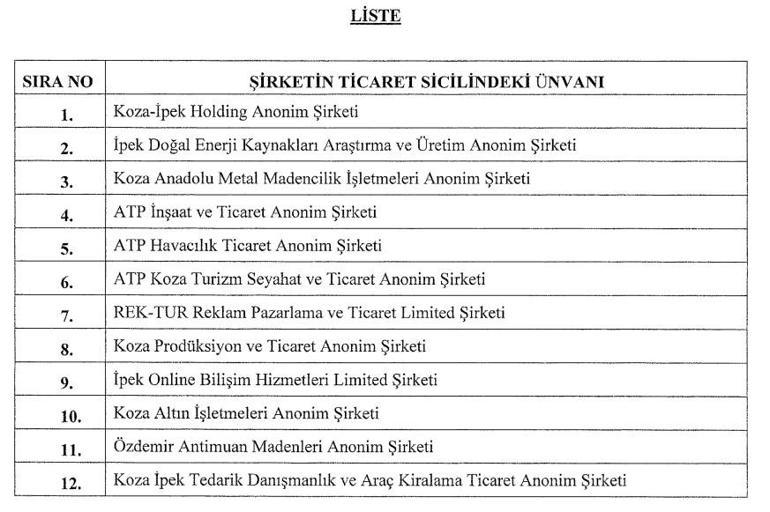 Resmi Gazetede yayımlandı 12 şirketin hisseleri Türkiye Varlık Fonuna aktarıldı