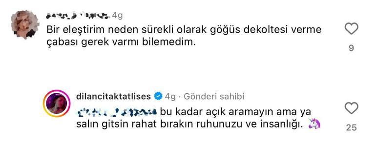 İbrahim Tatlısesin kızı Dilan Çıtak gelen yoruma tepkisiz kalamadı Rahat bırakın