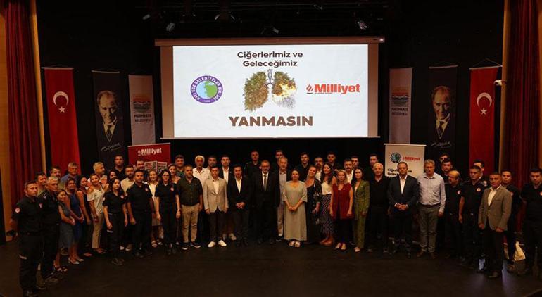 Marmariste yangınlar için önemli toplantı Ciğerlerimiz ve ormanlarımız yanmasın