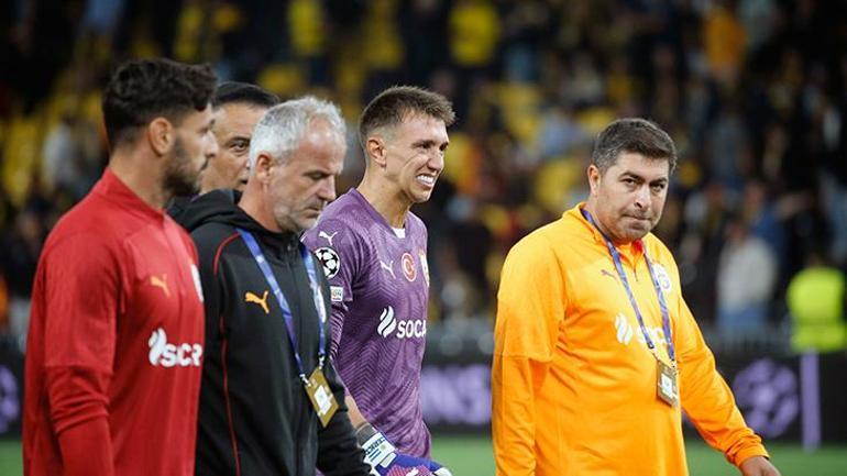 Galatasaraya sakatlık şoku Muslera oyuna devam edemedi