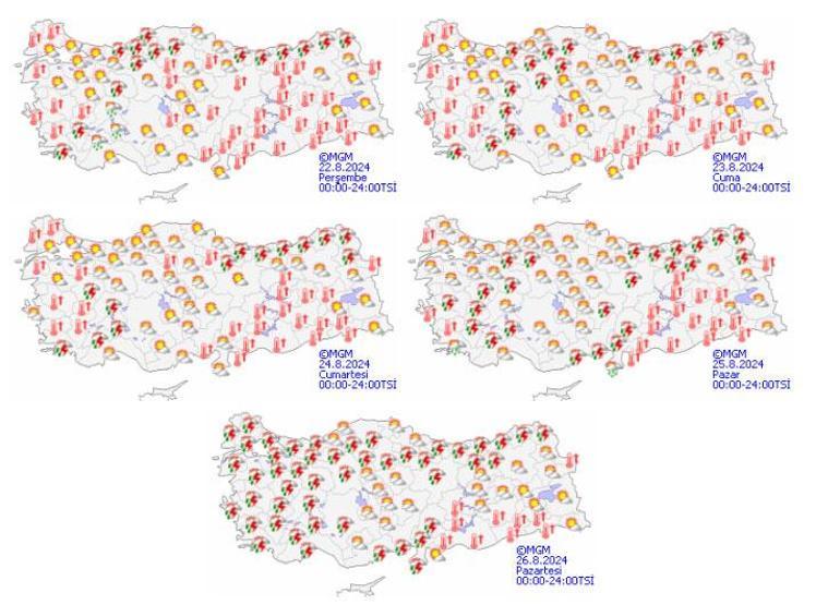 Meteoroloji peş peşe uyardı Sıcaklıklar düşüyor, şiddetli sağanak geliyor