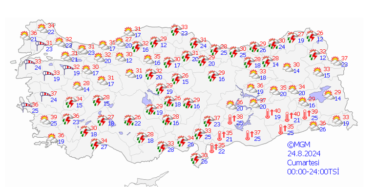 Meteoroloji il il uyardı... Gök gürültülü sağanak geliyor