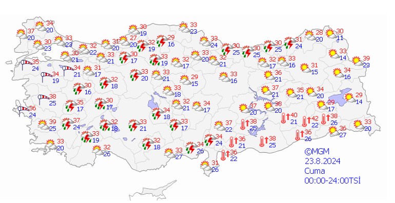 Meteoroloji il il uyardı... Gök gürültülü sağanak geliyor