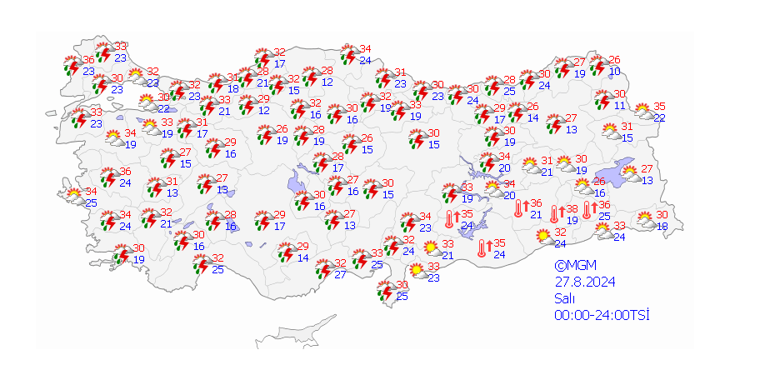 Meteoroloji il il uyardı... Gök gürültülü sağanak geliyor