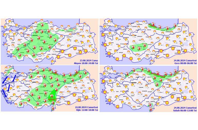 Türkiye serinliyor Meteoroloji yeni rapor yayımladı ve tek tek illeri uyardı