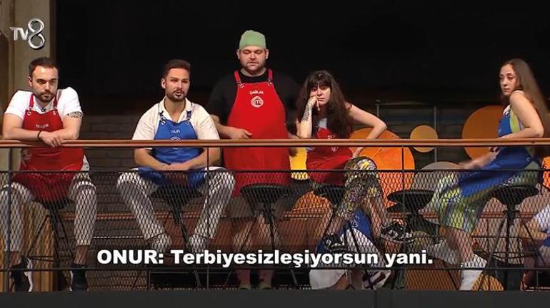 MasterChefe veda eden isim belli oldu Onur ile Zeynep arasında gerilim