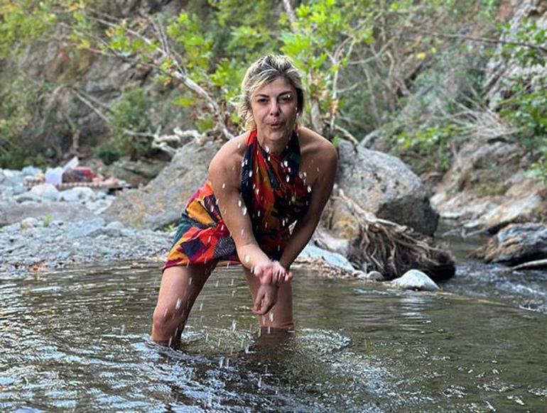 Doğum gününü Kaz Dağlarında yoga kampında kutladı