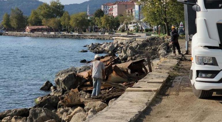 Fırtınada ikiye bölünmüştü Pallada Gemisinin söküm işlemleri tamamlandı