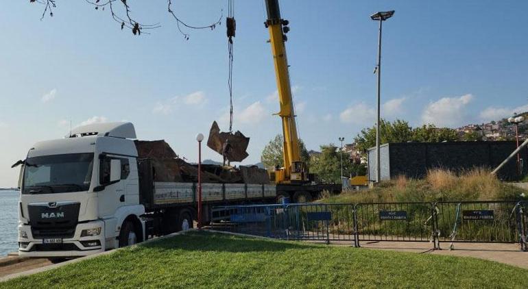 Fırtınada ikiye bölünmüştü Pallada Gemisinin söküm işlemleri tamamlandı