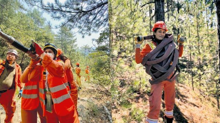 Gönüllü kahramanlar Orman yangınlarına can suyu döküyorlar