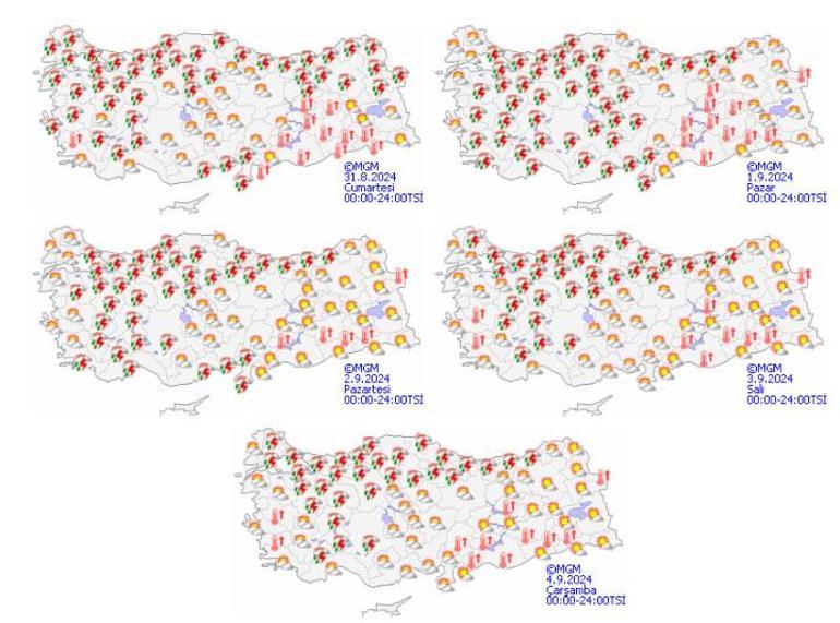 Meteoroloji ve AKOMdan İstanbul için uyarı 4 Eylüle kadar dikkat