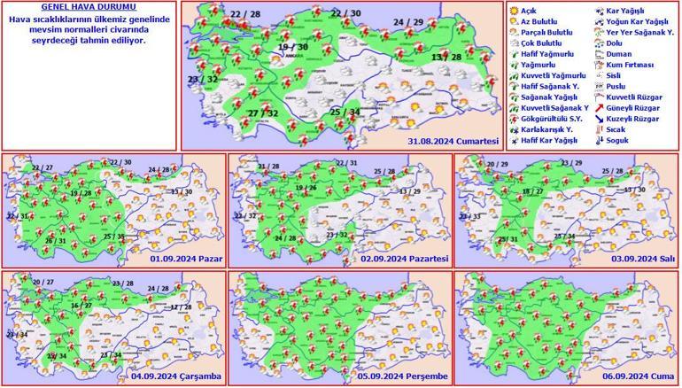 Meteoroloji ve AKOMdan İstanbul için uyarı 4 Eylüle kadar dikkat