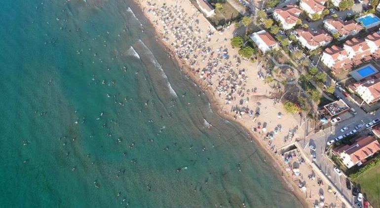 Burası ne Ege ne de Akdeniz Plajlar doldu taştı