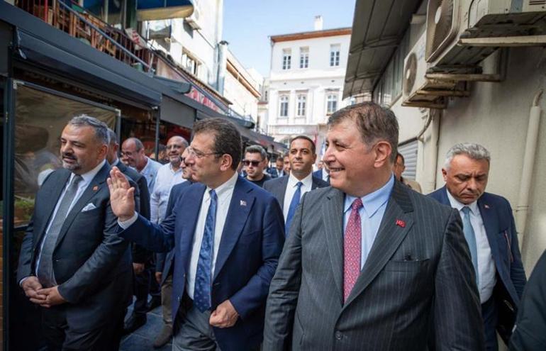 İzmir Büyükşehir Belediye Başkanı Tugay, İmamoğlunu makamında ağırladı