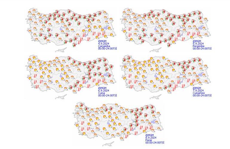 Meteoroloji yeni raporu yayımladı 4 ile sarı kodlu sağanak yağış uyarısı