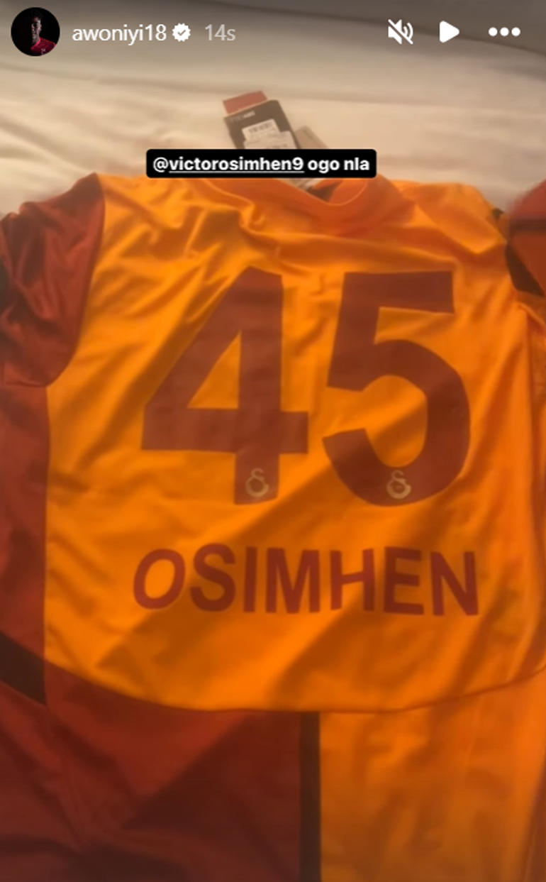 Osimhen, Galatasaray çılgınlığını Nijeryaya taşıdı