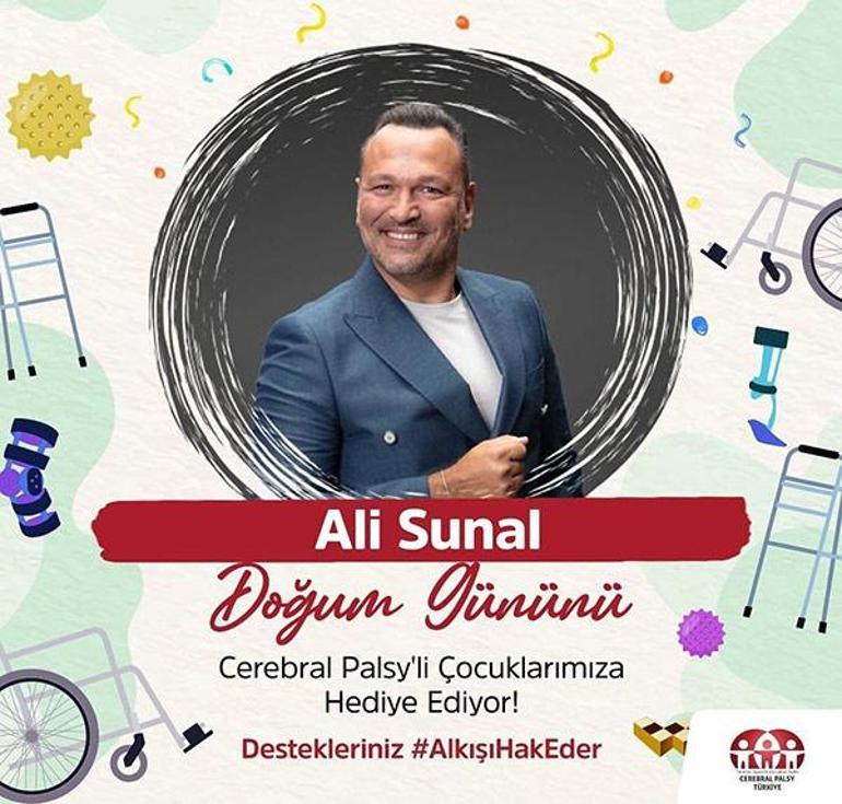 Ali Sunaldan cerebral palsyli çocuklara anlamlı destek