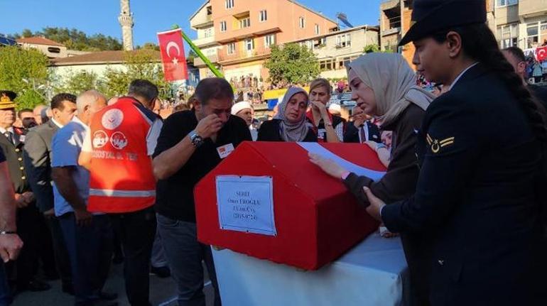 Şehit Uzman Çavuş Ömer Eroğlu memleketi Zonguldakta toprağa verildi