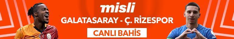 Galatasaray - Rizespor maçı Tek Maç, Canlı Bahis, Canlı Sohbet, Şampiyon Oran seçenekleri ve Türkiyenin En Yüksek iddaa oranları ile Mislide