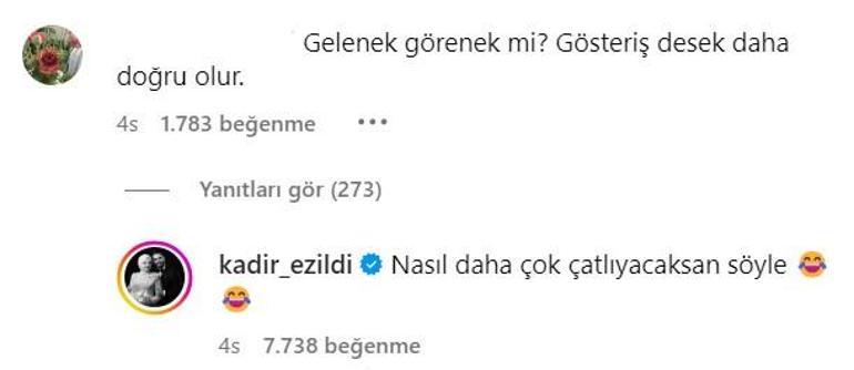 Kadir Ezildi damat bohçasını paylaştı Gösteriş yorumlarına tepki gösterdi