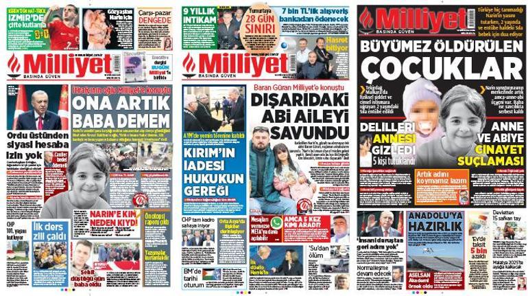 Kirli günlerde Milliyet...