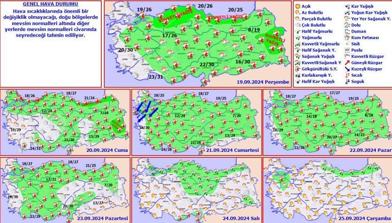 Meteoroloji yarın için saat verdi İstanbul dahil: Tüm gün sürecek