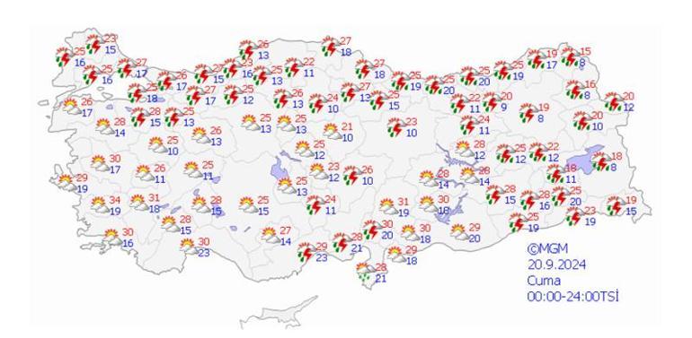 Son dakika... Meteoroloji’den yeni uyarı Sağanak, hortum, dolu alarmı