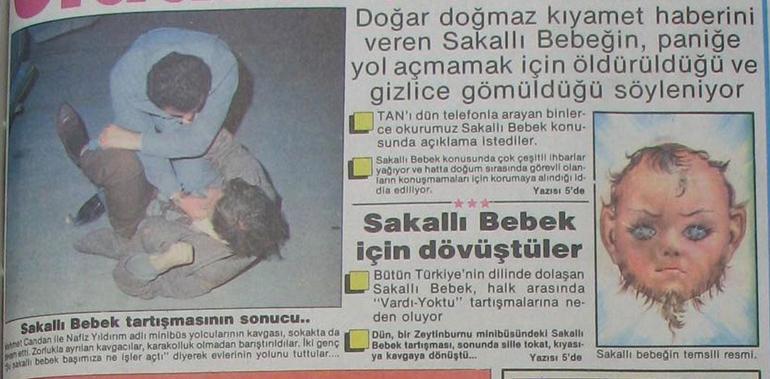 Doğar doğmaz konuştu, kıyamet tarihi verdi Türkiyenin gündemini sarsan Sakallı Bebek