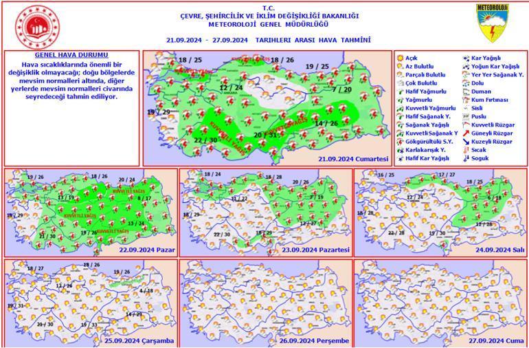 Meteorolojiden uyarı üstüne uyarı Hafta sonu plan yapanlar dikkat Çok şiddetli geliyor