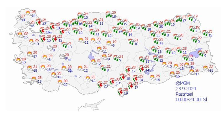 SON DAKİKA | Meteoroloji il il saydı AFAD telefonlara mesaj attı: 7 il için şiddetli yağış uyarısı