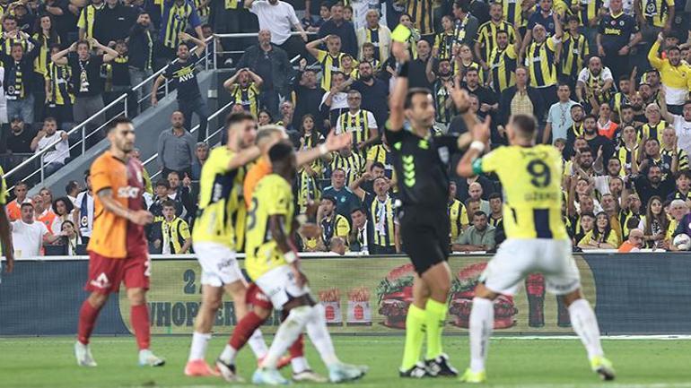 Fenerbahçe-Galatasaray derbisinde kırmızı kart tepkisi Jose Mourinho kenarda çıldırdı