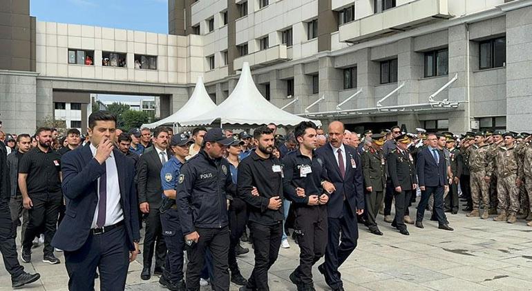 Ümraniye’de şehit edilen polis Şeyda Yılmaz için İstanbul İl Emniyet Müdürlüğünde tören