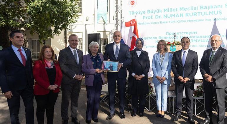 TBMM Başkanı Numan Kurtulmuş, Rusya’da Yunus Emre Enstitüsünü ziyaret etti