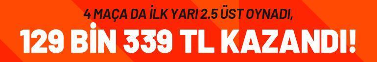 4 Maça da İlk Yarı 2.5 Üst Oynadı, 129 Bin 339 TL Kazandı