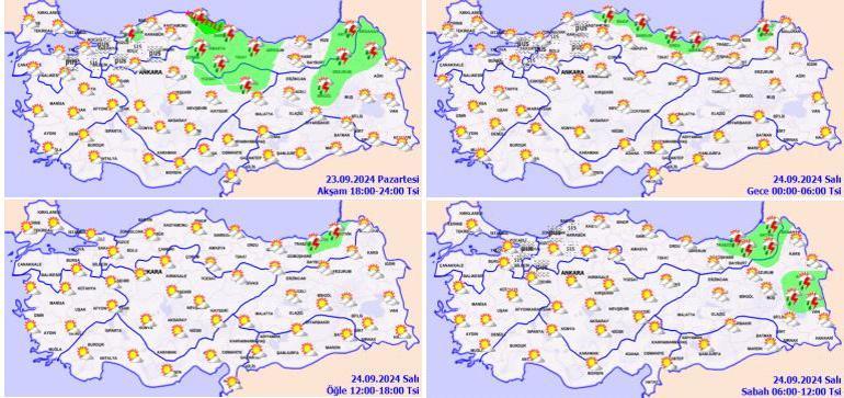 Meteoroloji yeni hava durumu haritası yayımladı Bu bölgede yaşayanlar dikkat Metrekareye 120 kg yağmur