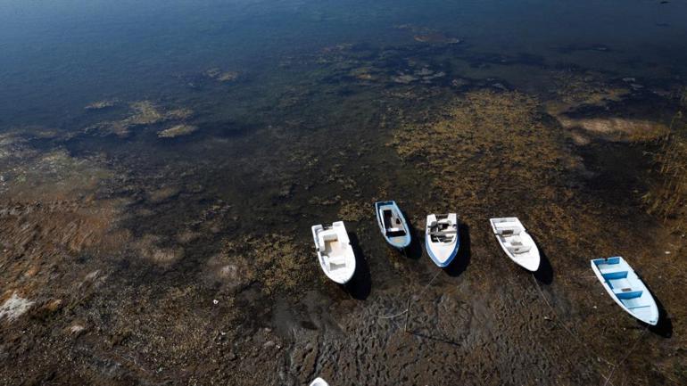 Sapanca Gölünde alarm: Su 17 metre çekildi