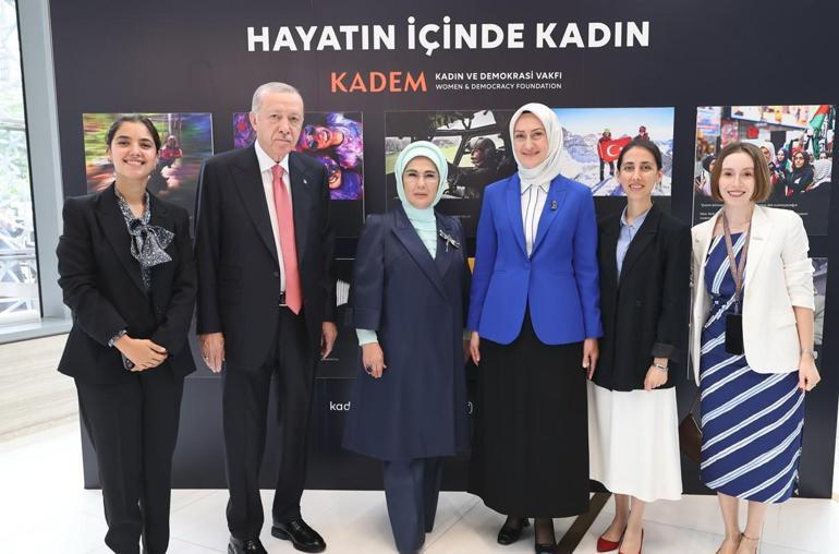 Erdoğan, New York’ta KADEM’in fotoğraf sergisini gezdi