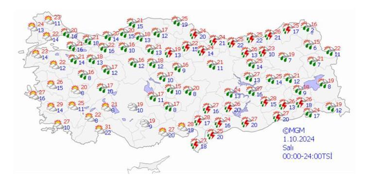 Meteoroloji yeni hava durumu raporunu yayımladı Uzman isim gün verdi: Kuvvetli sağanak geliyor