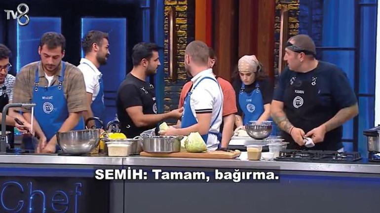 Masterchefte 5. ve 6. eleme adayı belli oldu Semihin gözüne sıcak su geldi