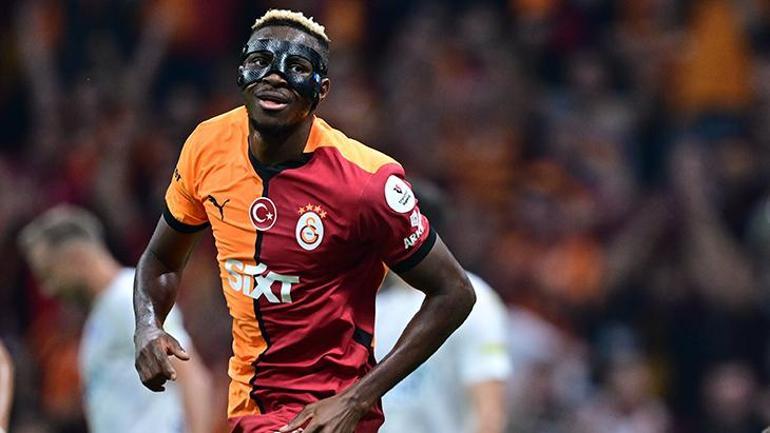 Galatasarayda Victor Osimhen fırtınası Bir ilki yaşadı