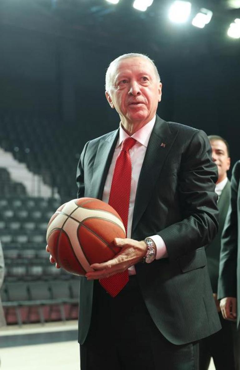 Erdoğandan Basketbol Gelişim Merkezinin açılışında son dakika açıklaması