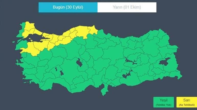 Meteoroloji yeni hava durumu raporu yayımladı ve uyardı İstanbul dahil birçok ile sağanak geliyor