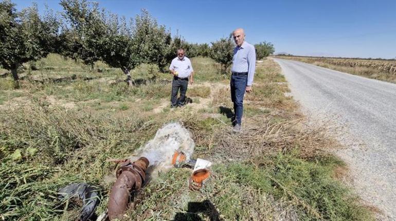 Karamanda çiftçiler tedirgin Kuyulardan çıkan su ağaçları kuruttu