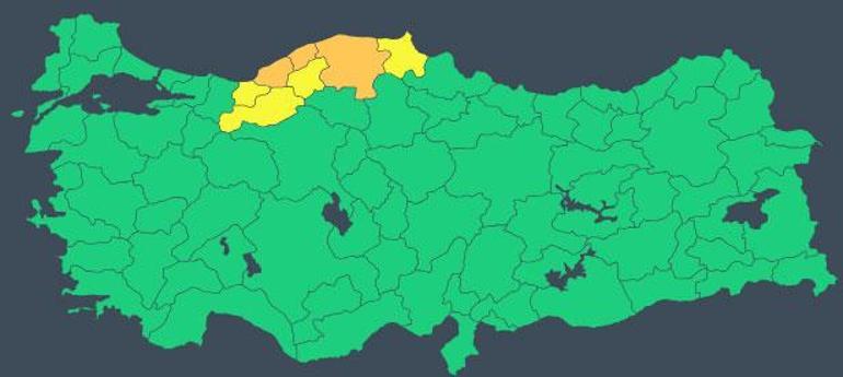 Son dakika… Meteoroloji saat verdi 7 kent için yeni alarm