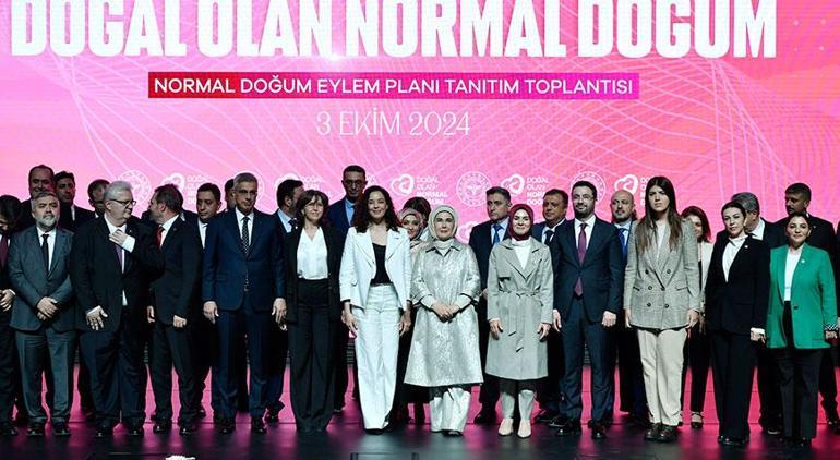 Emine Erdoğandan anne adaylarına normal doğum çağrısı