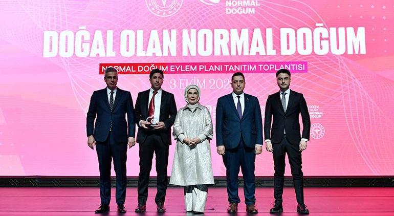 Emine Erdoğandan anne adaylarına normal doğum çağrısı